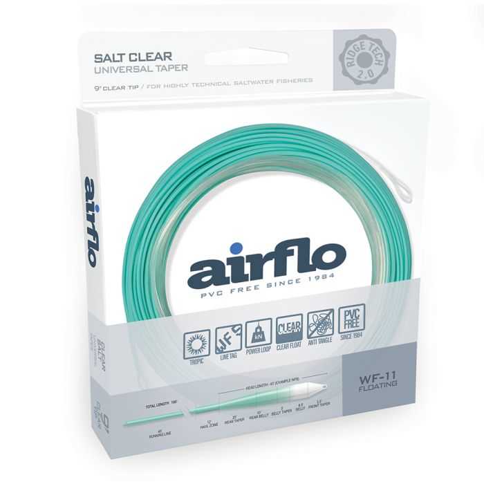 AIRFLO FLATS UNIVERSAL CLEAR TIP 2.0