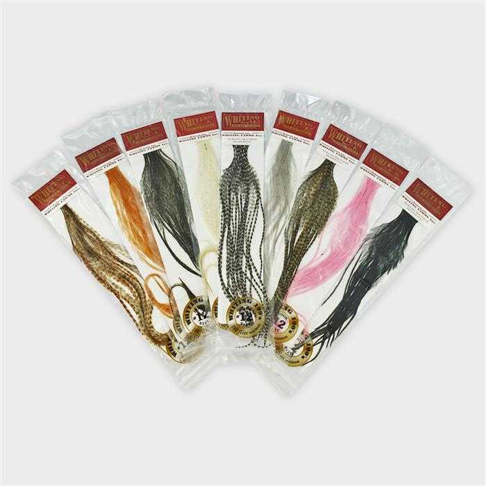 WHITING 100 saddles hackle pack